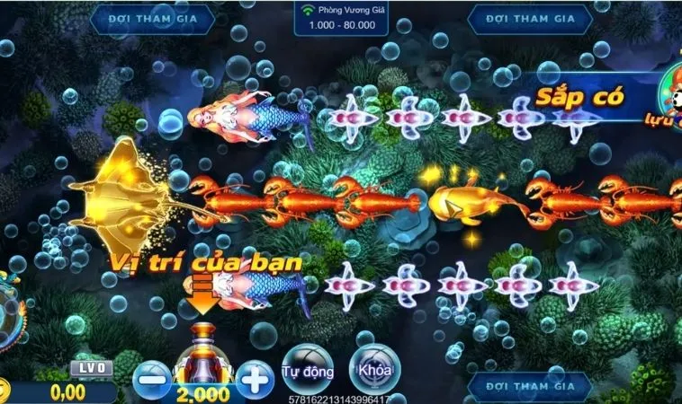 Giao diện chơi Bắn Cá Royal Fishing Tại VNBet77