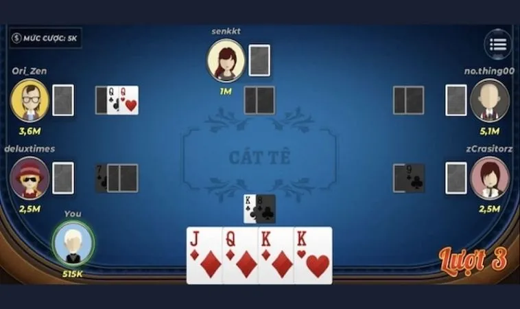 Bàn chơi Sắc Tê Nhà Cái VNBet77