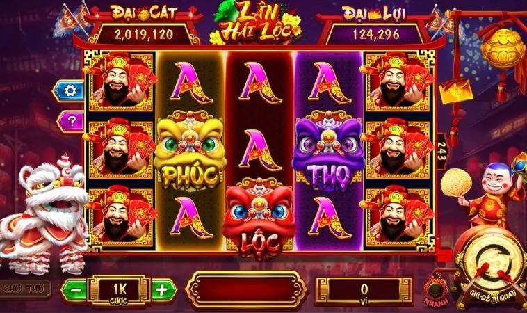 Các biểu tượng trong game Nổ Hũ Lân Hái Lộc Tại VNBet77